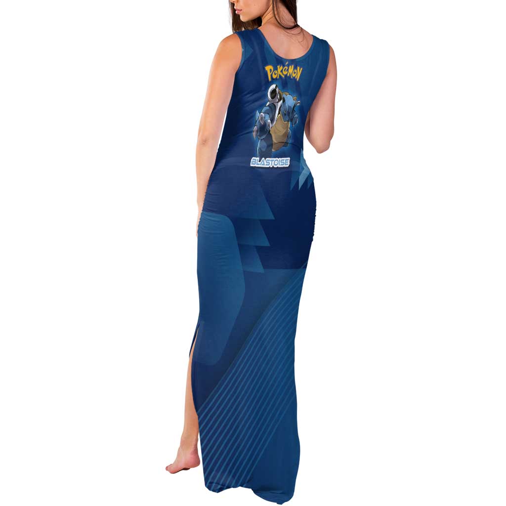 Blastoise Poké Tank Maxi Dress Tech Armor Anime Wave Style