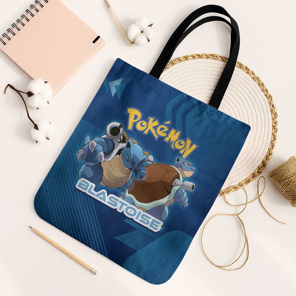 Blastoise Poké Tote Bag Tech Armor Anime Wave Style