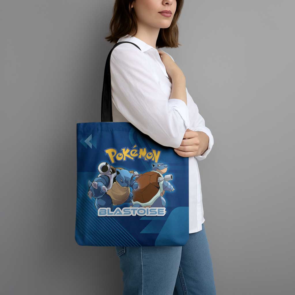 Blastoise Poké Tote Bag Tech Armor Anime Wave Style