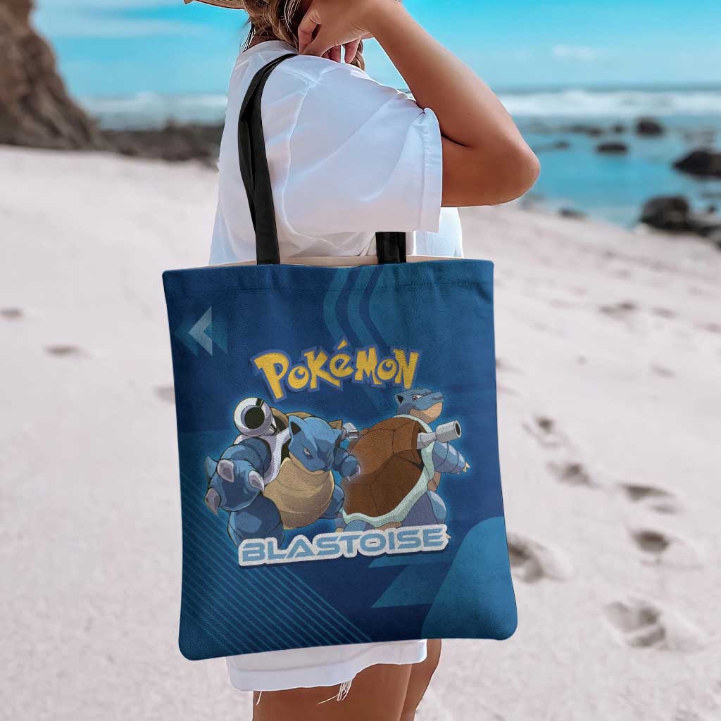 Blastoise Poké Tote Bag Tech Armor Anime Wave Style