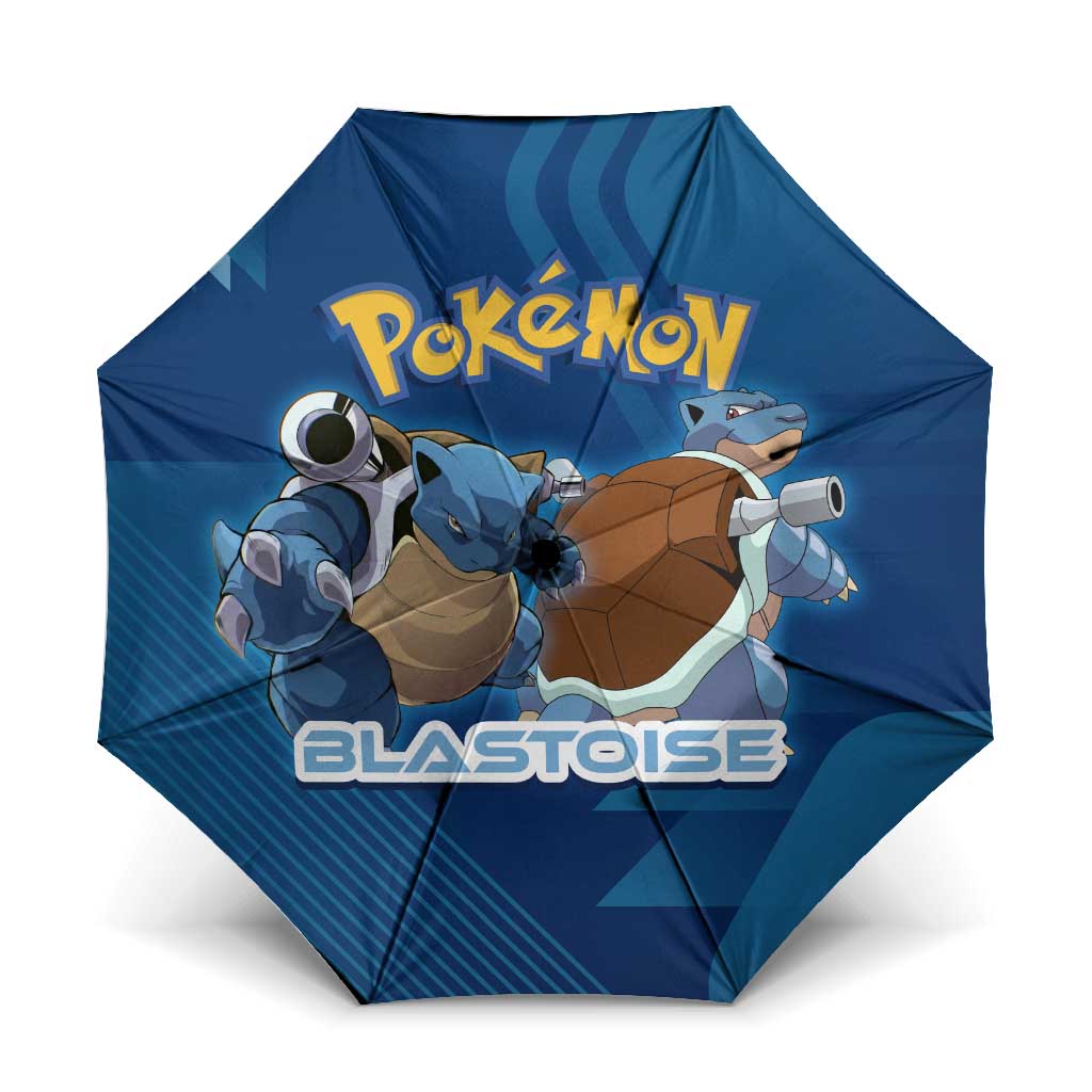 Blastoise Poké Umbrella Tech Armor Anime Wave Style