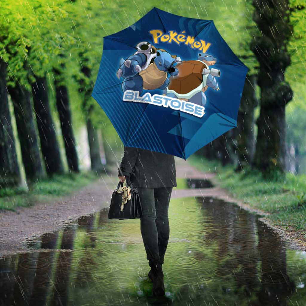 Blastoise Poké Umbrella Tech Armor Anime Wave Style