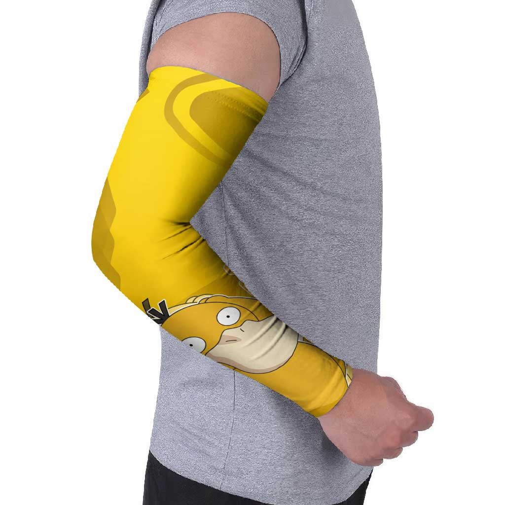 Psyduck Poké Arm Sleeves Confused Yellow Cartoon Vector Style