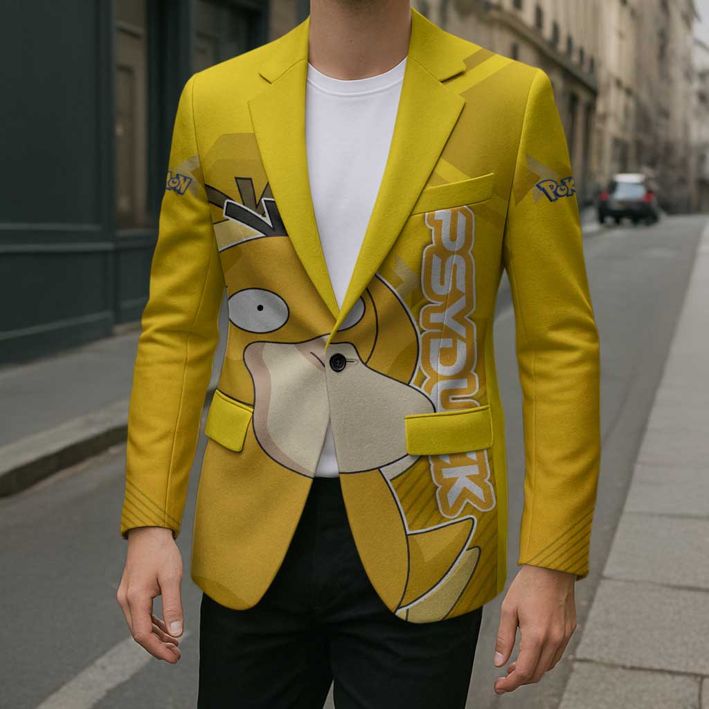 Psyduck Poké Blazer Confused Yellow Cartoon Vector Style