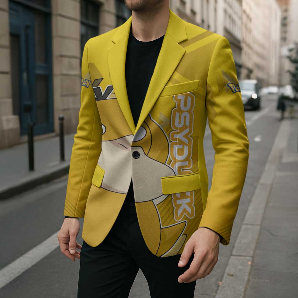 Psyduck Poké Blazer Confused Yellow Cartoon Vector Style
