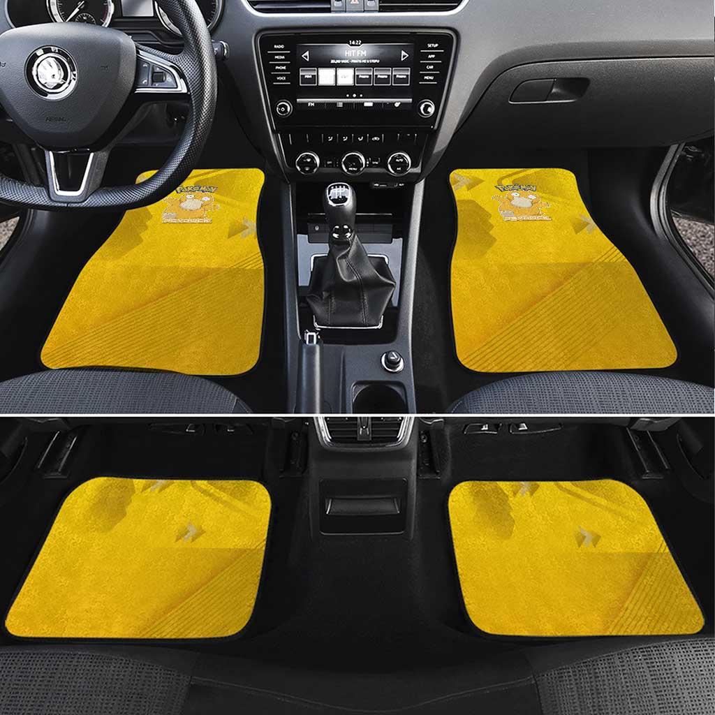 Psyduck Poké Car Mats Confused Yellow Cartoon Vector Style
