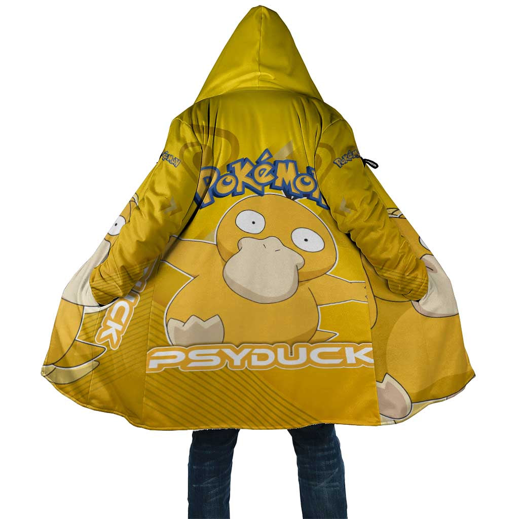 Psyduck Poké Cloak Confused Yellow Cartoon Vector Style