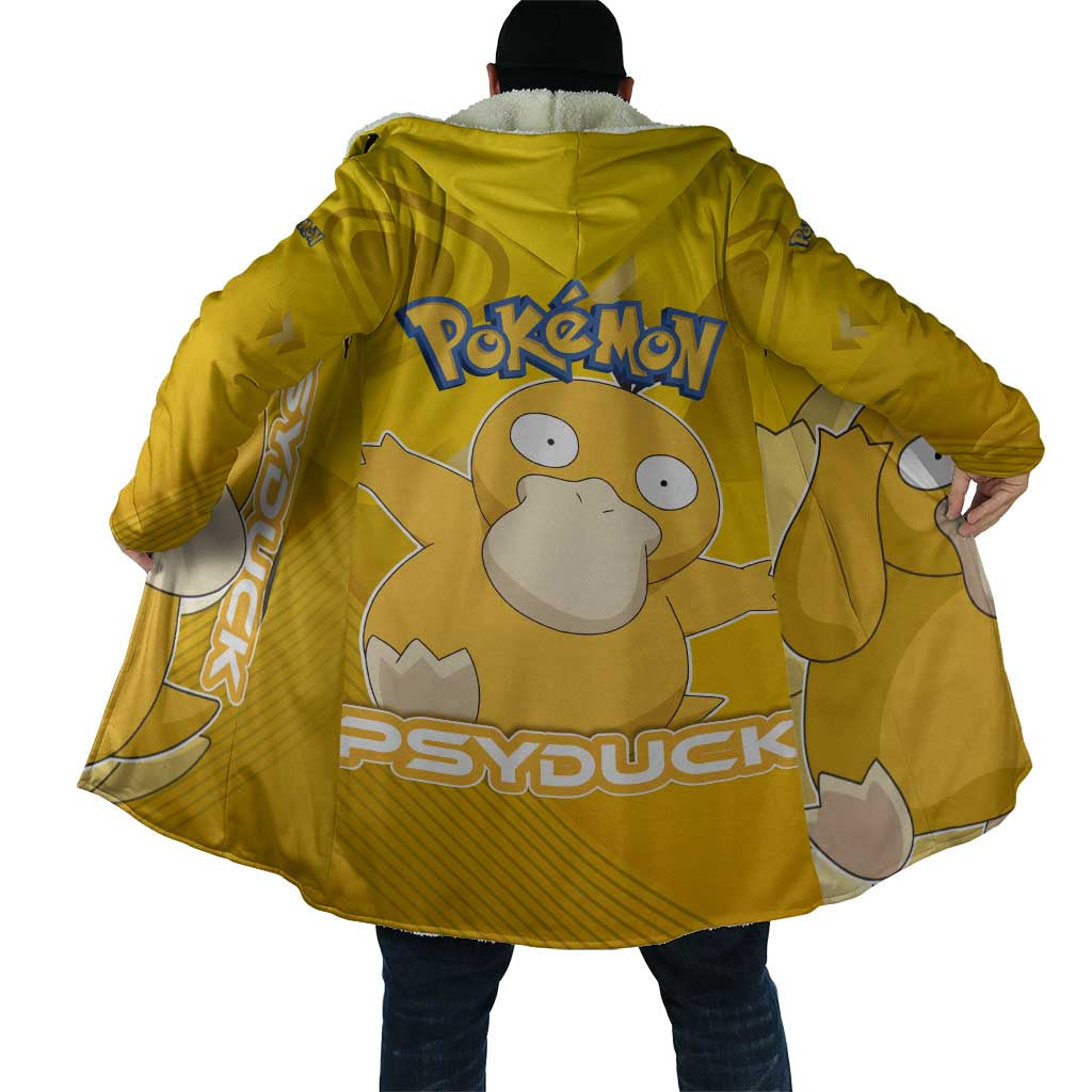 Psyduck Poké Cloak Confused Yellow Cartoon Vector Style