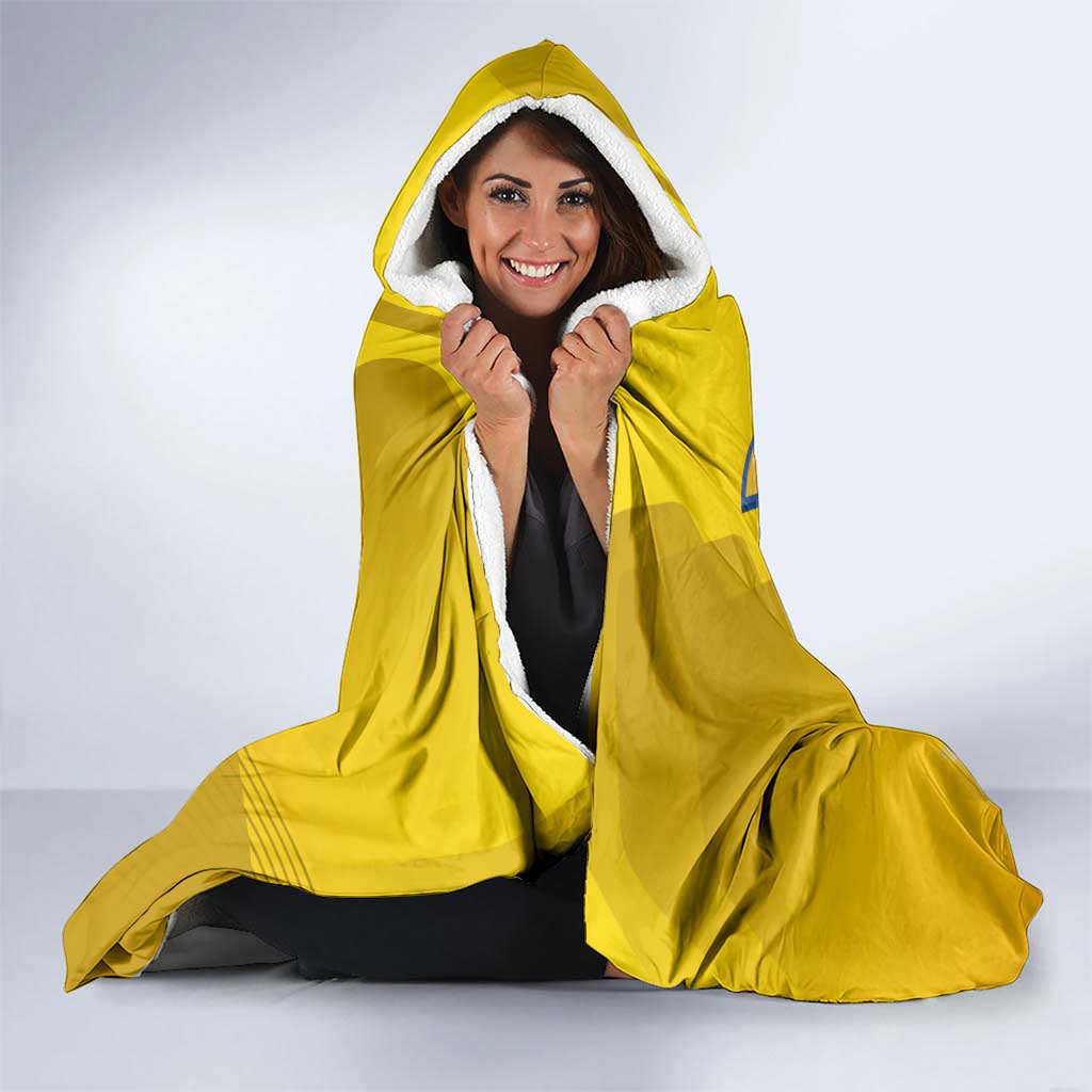Psyduck Poké Hooded Blanket Confused Yellow Cartoon Vector Style