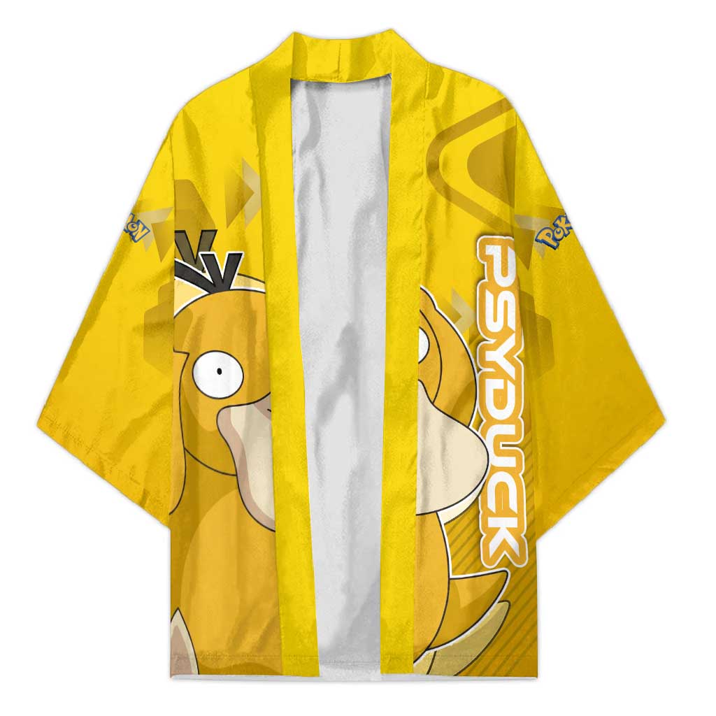 Psyduck Poké Kimono Confused Yellow Cartoon Vector Style