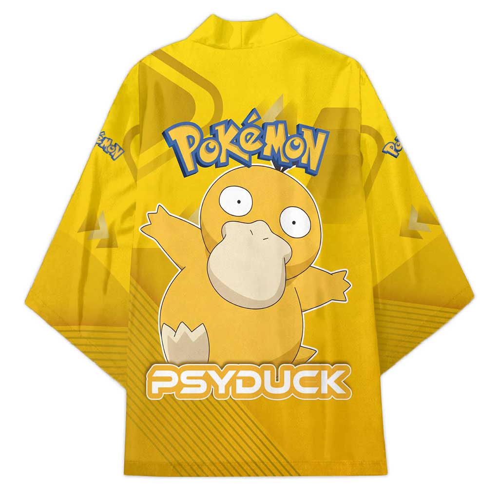 Psyduck Poké Kimono Confused Yellow Cartoon Vector Style