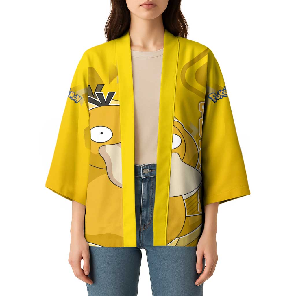 Psyduck Poké Kimono Confused Yellow Cartoon Vector Style