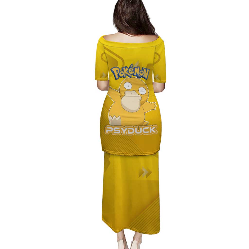 Psyduck Poké Puletasi Confused Yellow Cartoon Vector Style