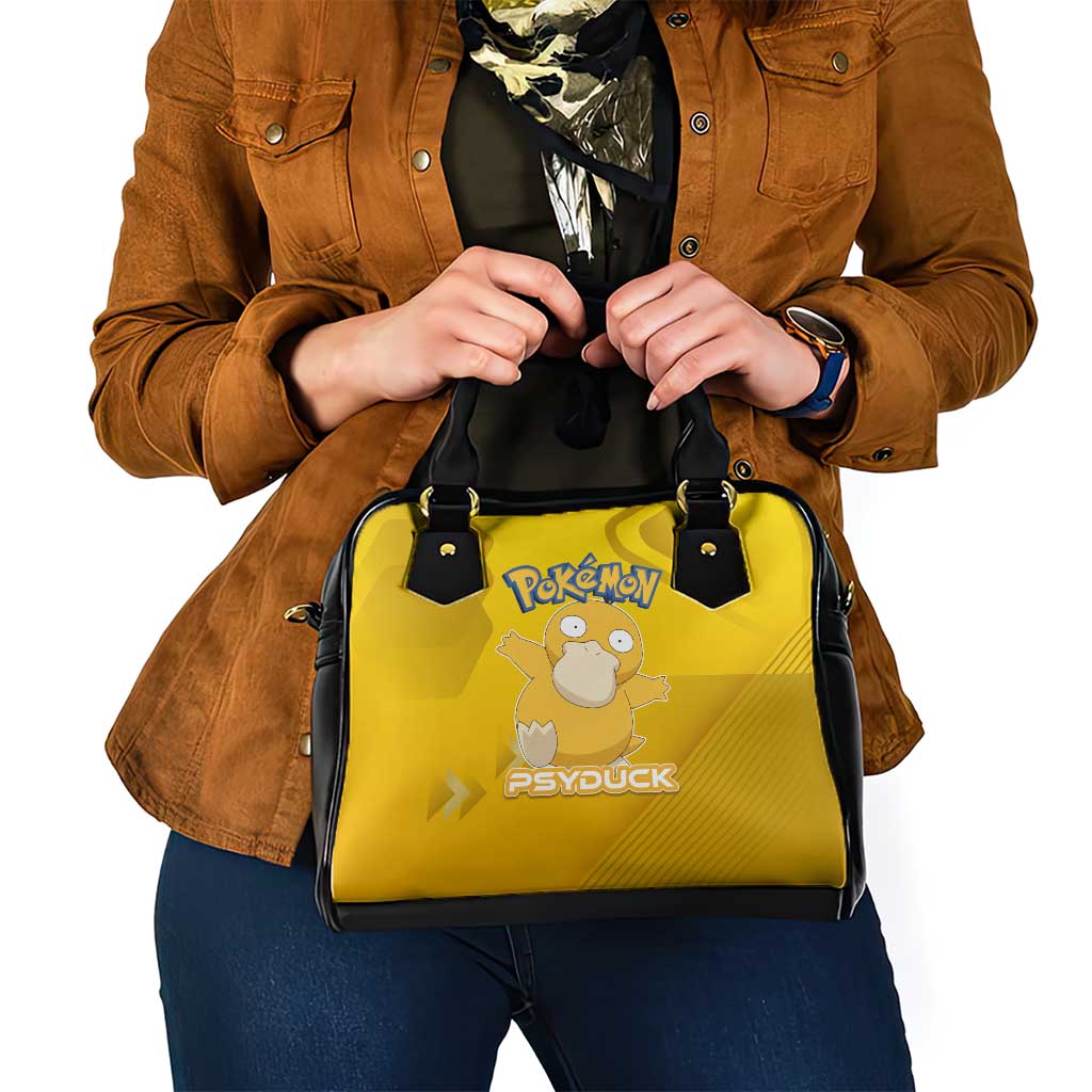 Psyduck Poké Shoulder Handbag Confused Yellow Cartoon Vector Style