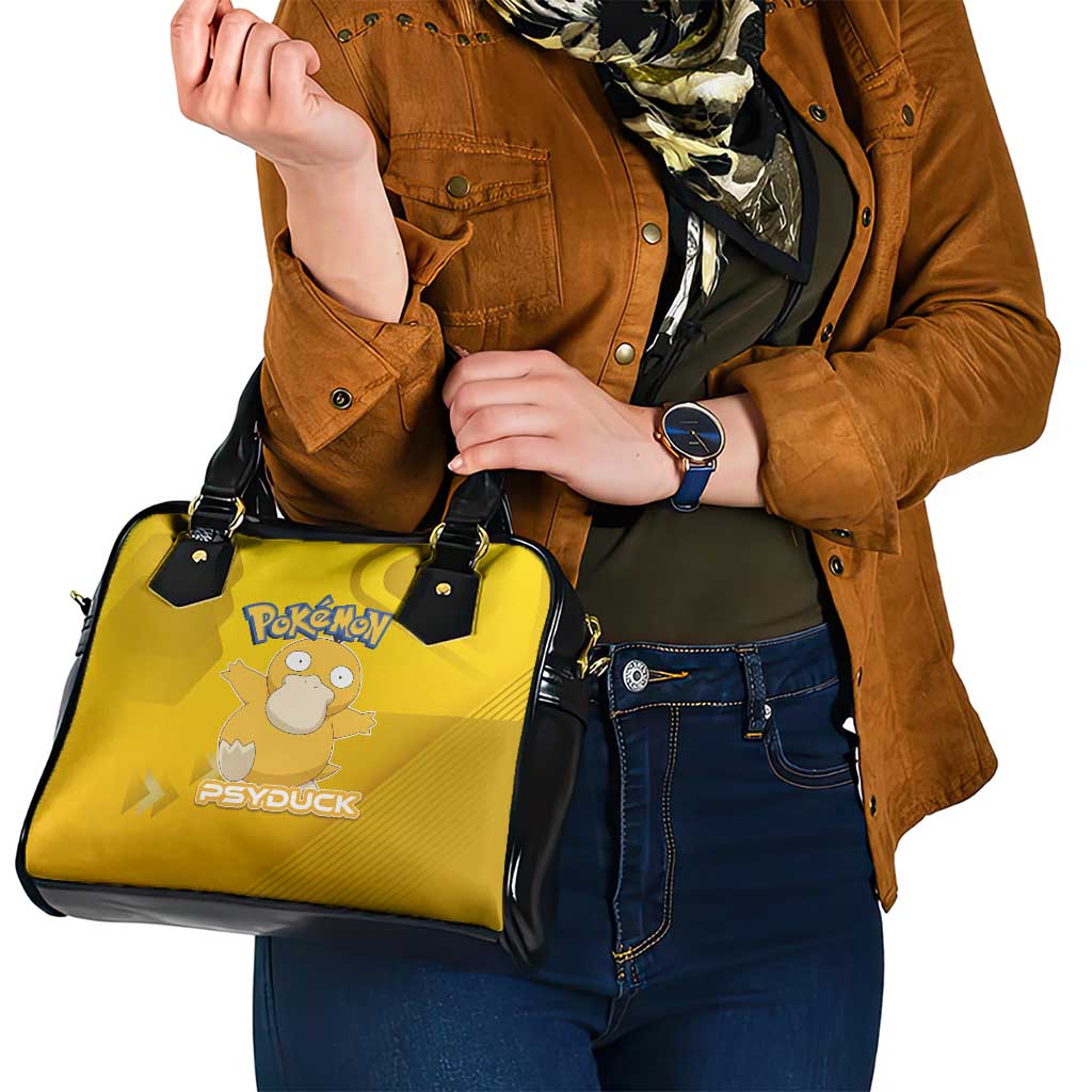Psyduck Poké Shoulder Handbag Confused Yellow Cartoon Vector Style