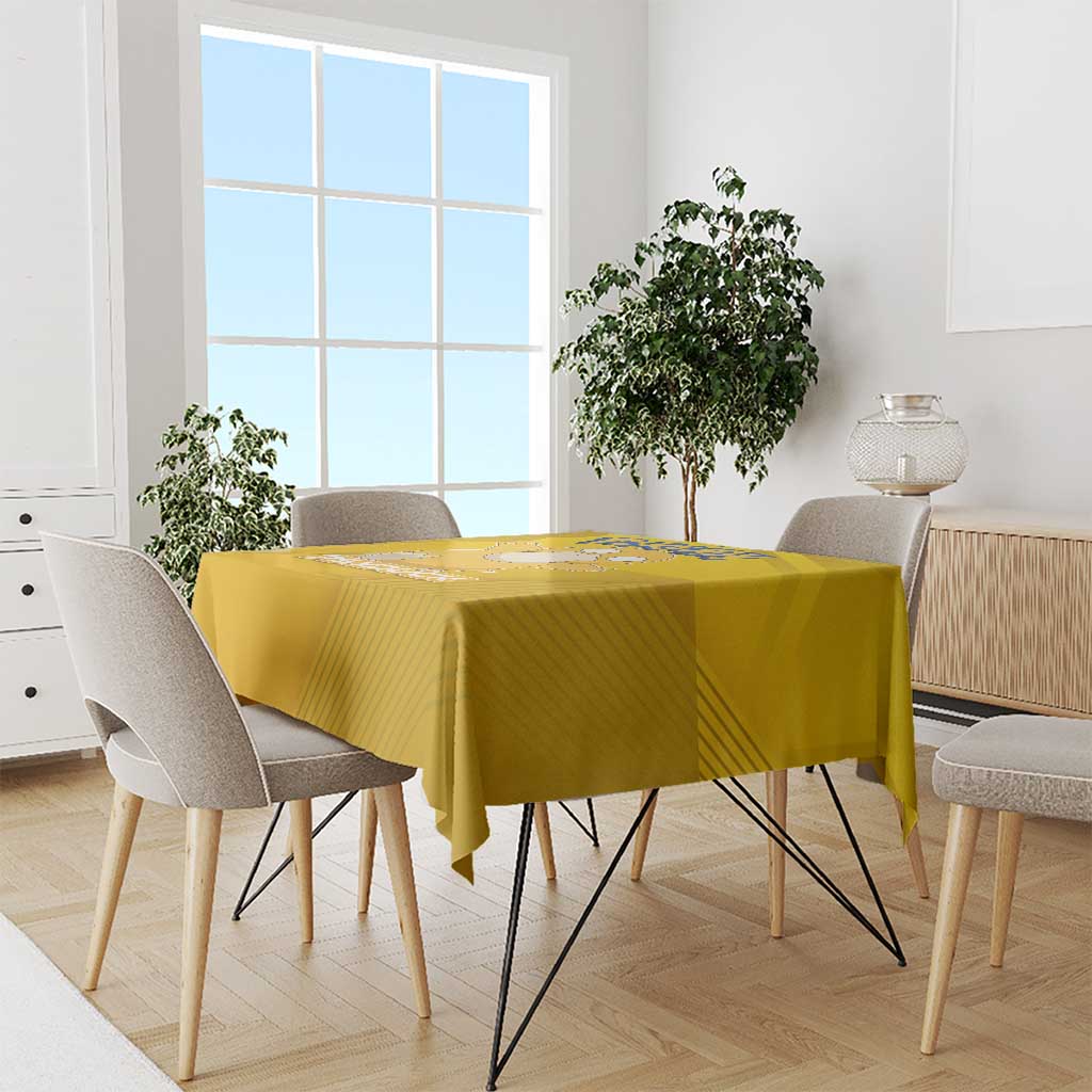 Psyduck Poké Tablecloth Confused Yellow Cartoon Vector Style
