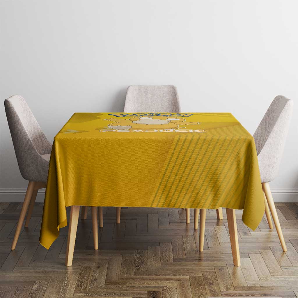 Psyduck Poké Tablecloth Confused Yellow Cartoon Vector Style