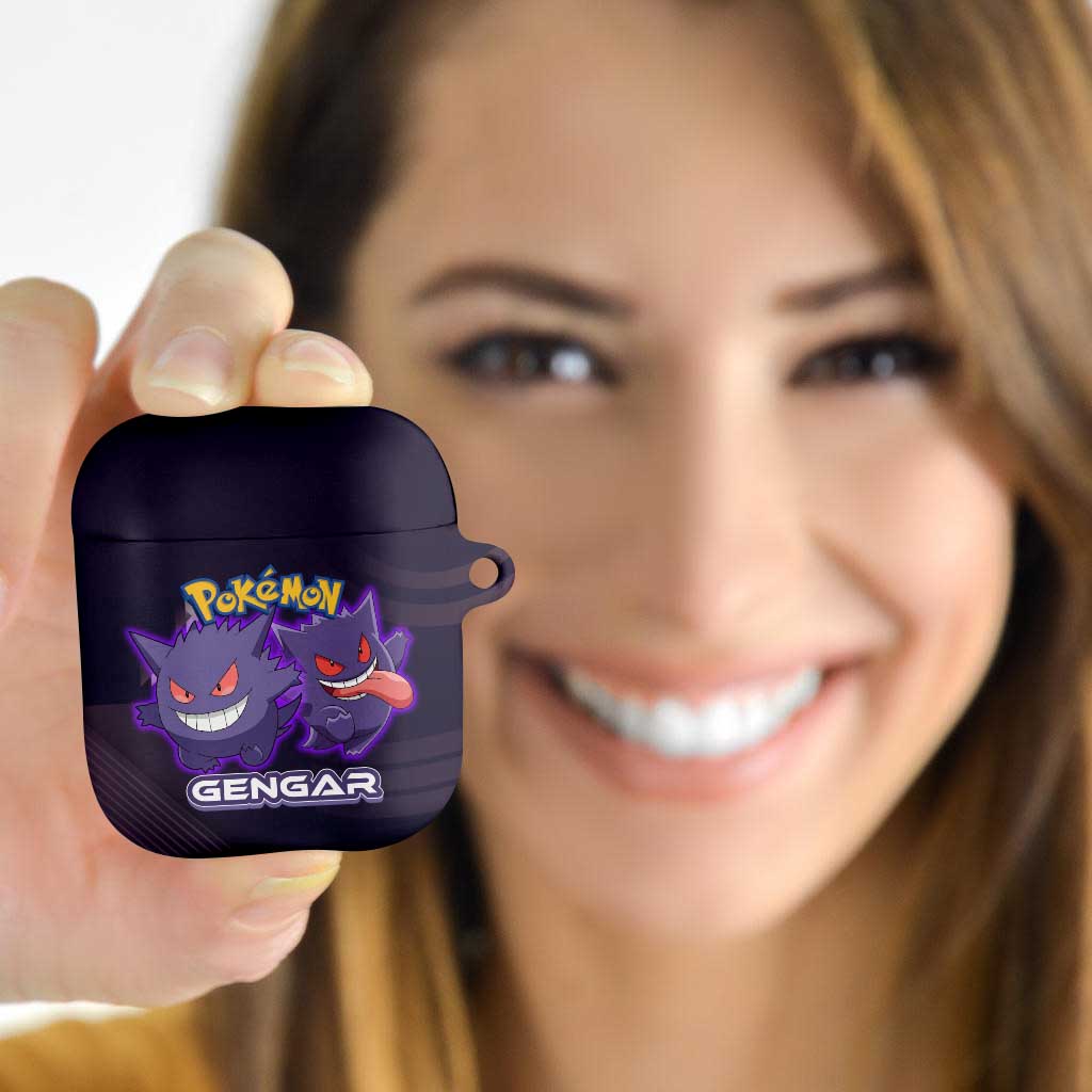 Gengar Poké AirPods Case Neon Shadow Anime Glow Style