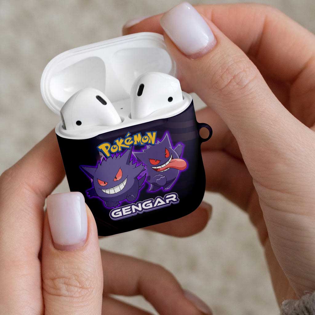 Gengar Poké AirPods Case Neon Shadow Anime Glow Style