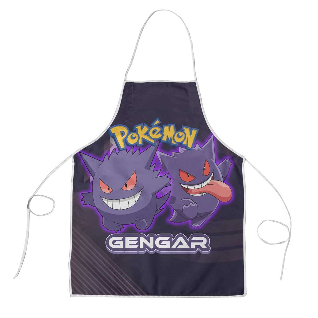 Gengar Poké Apron Neon Shadow Anime Glow Style