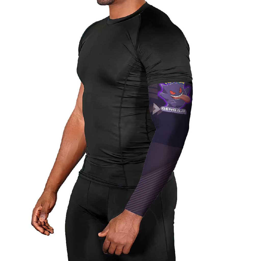 Gengar Poké Arm Sleeves Neon Shadow Anime Glow Style