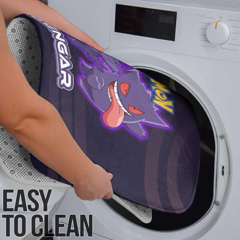 Gengar Poké Bathroom Set Neon Shadow Anime Glow Style