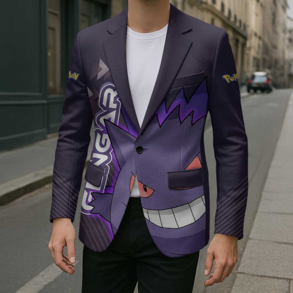 Gengar Poké Blazer Neon Shadow Anime Glow Style