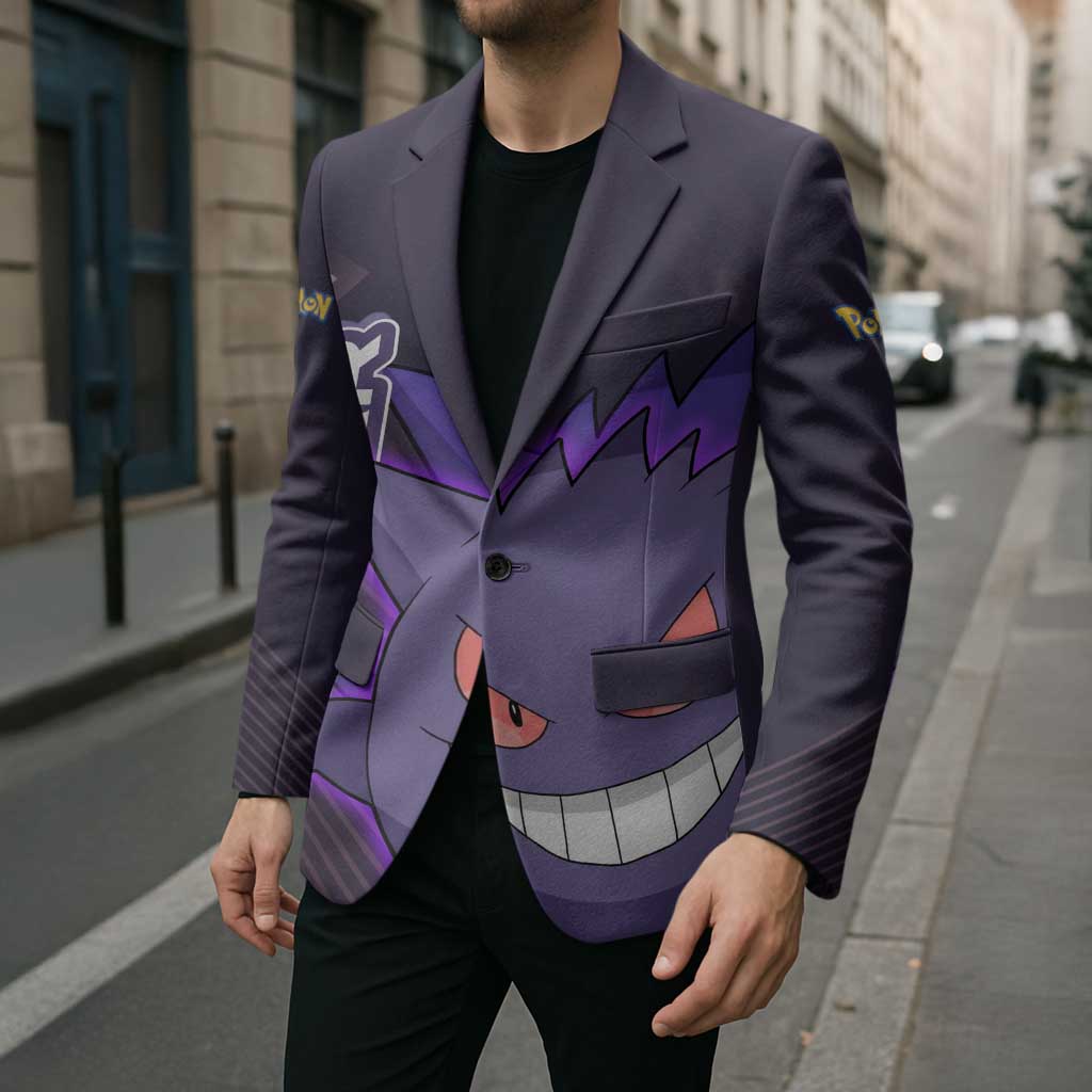 Gengar Poké Blazer Neon Shadow Anime Glow Style
