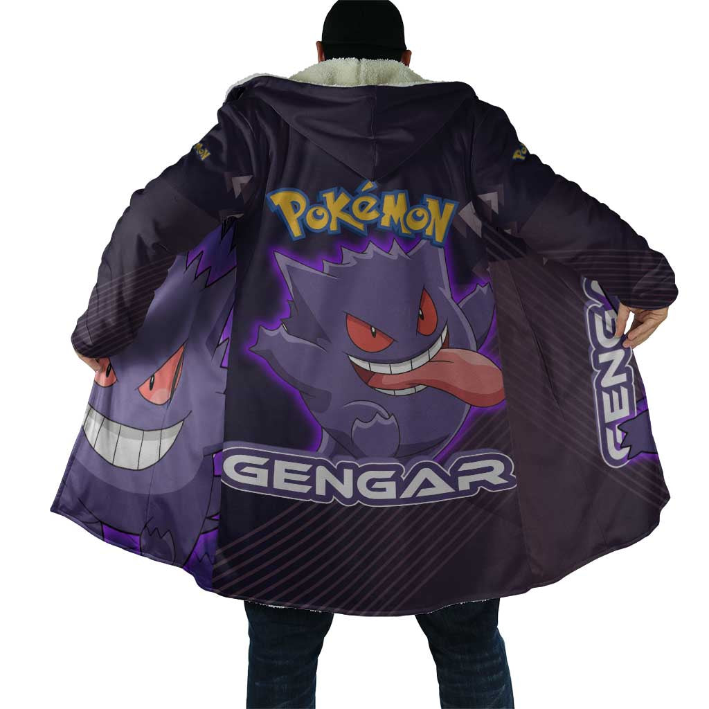 Gengar Poké Cloak Neon Shadow Anime Glow Style