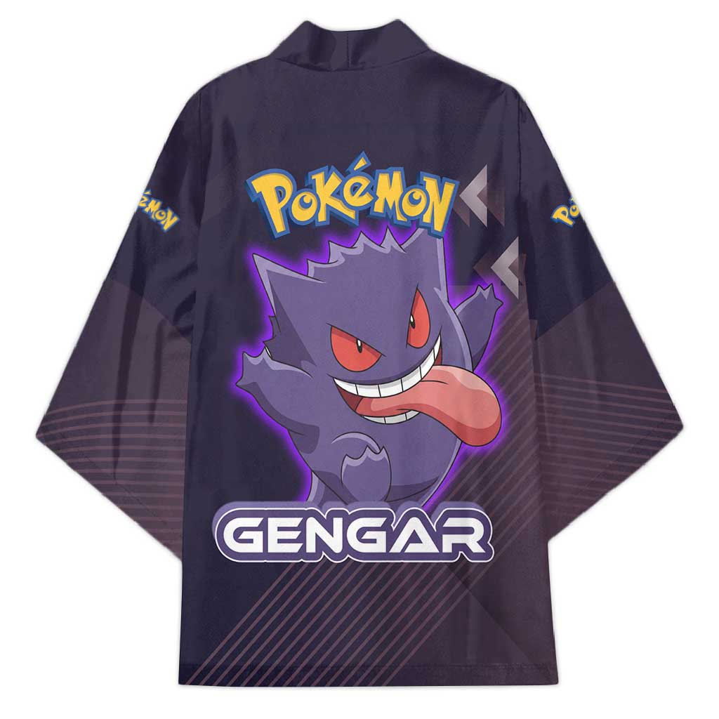 Gengar Poké Kimono Neon Shadow Anime Glow Style