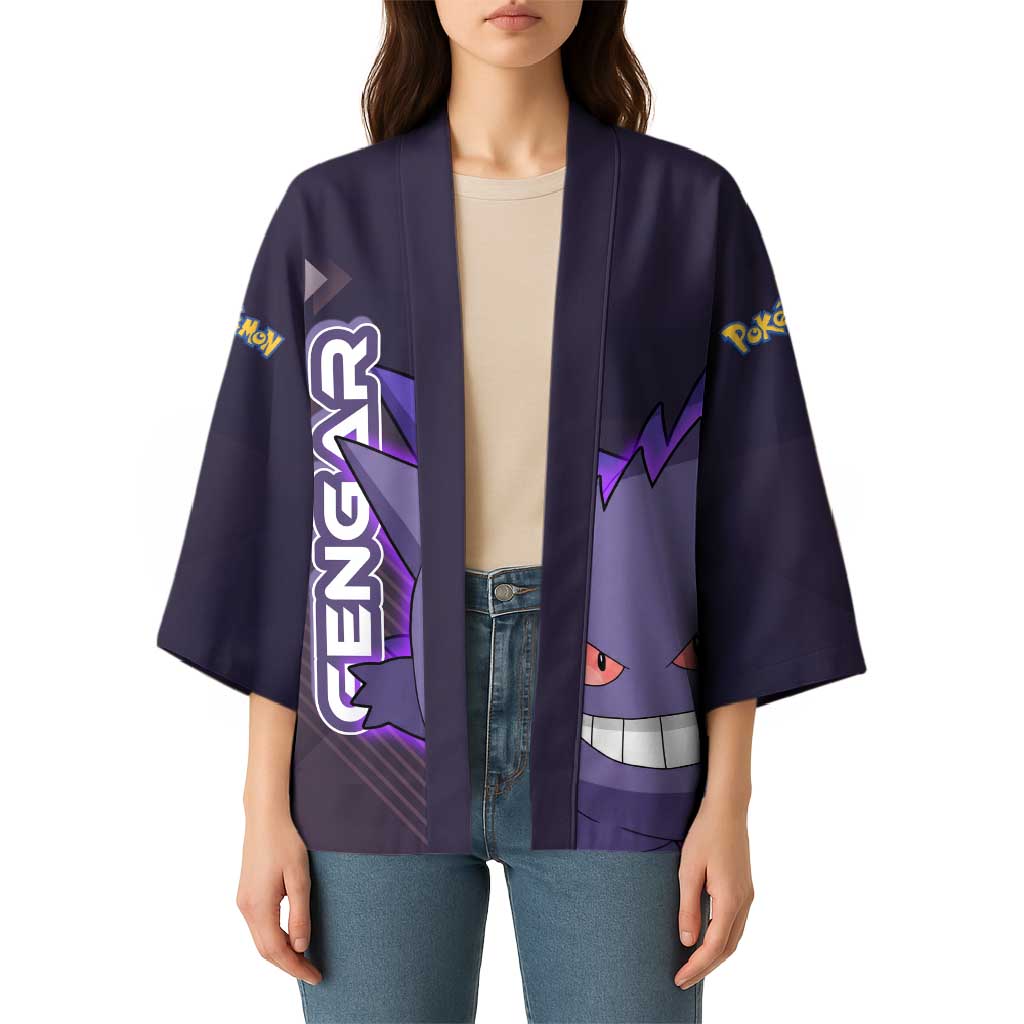 Gengar Poké Kimono Neon Shadow Anime Glow Style