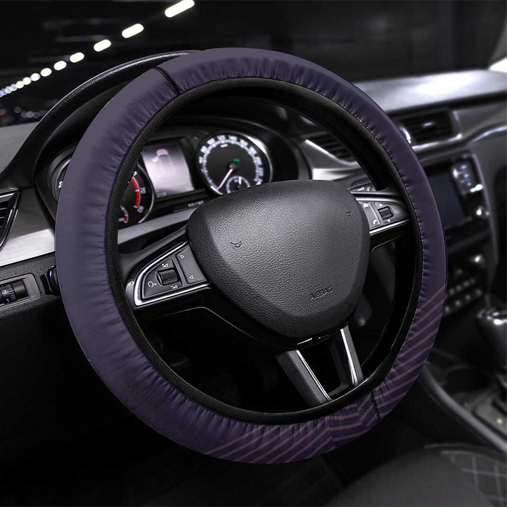 Gengar Poké Steering Wheel Cover Neon Shadow Anime Glow Style