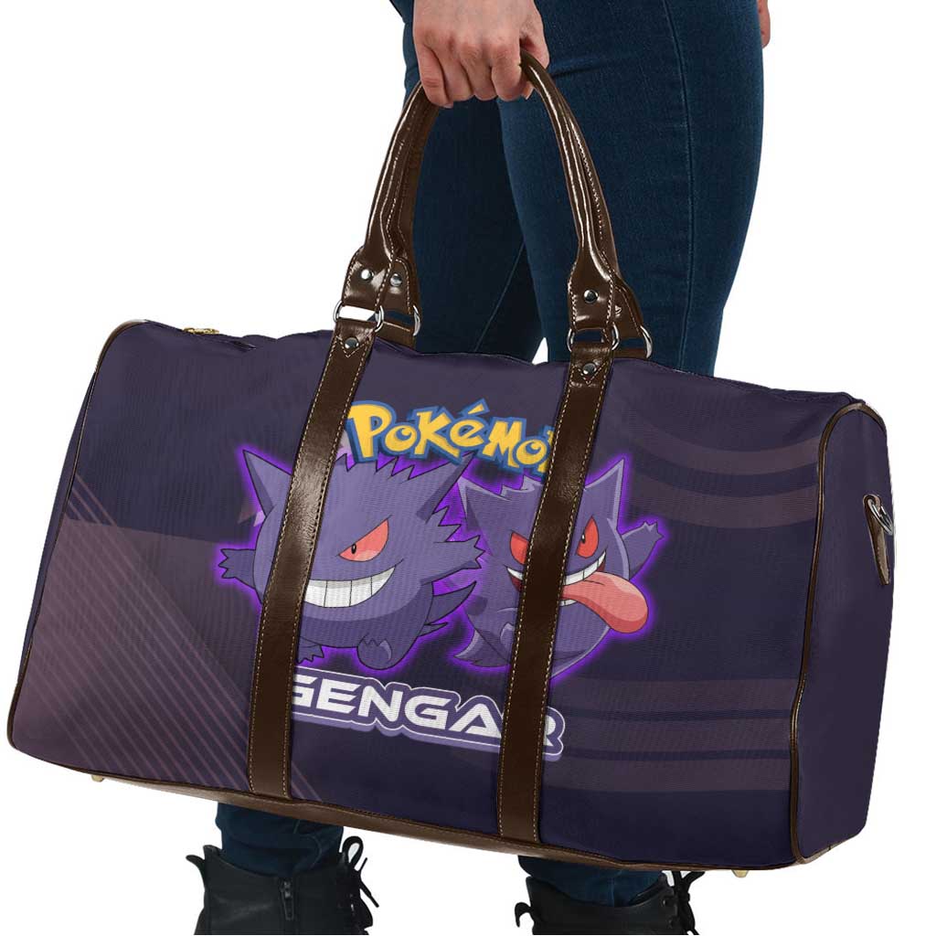 Gengar Poké Travel Bag Neon Shadow Anime Glow Style