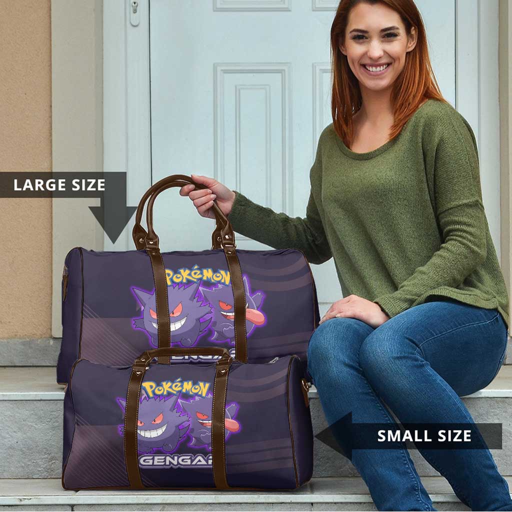 Gengar Poké Travel Bag Neon Shadow Anime Glow Style