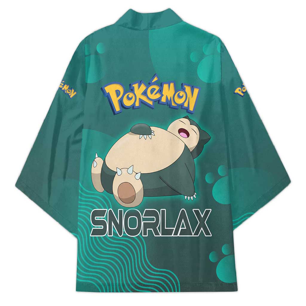 Snorlax Poké Kimono Chill Mint Cartoon Bubble Style