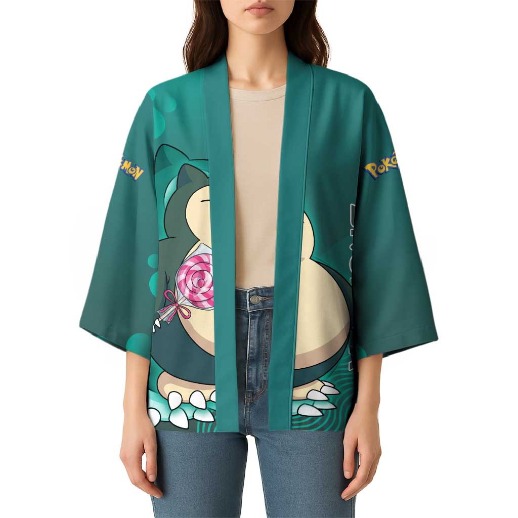 Snorlax Poké Kimono Chill Mint Cartoon Bubble Style