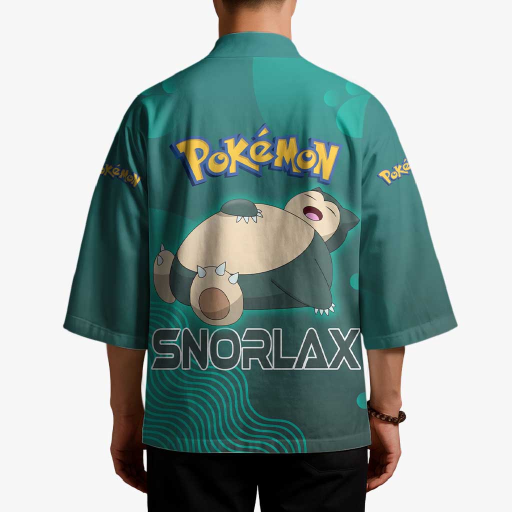 Snorlax Poké Kimono Chill Mint Cartoon Bubble Style