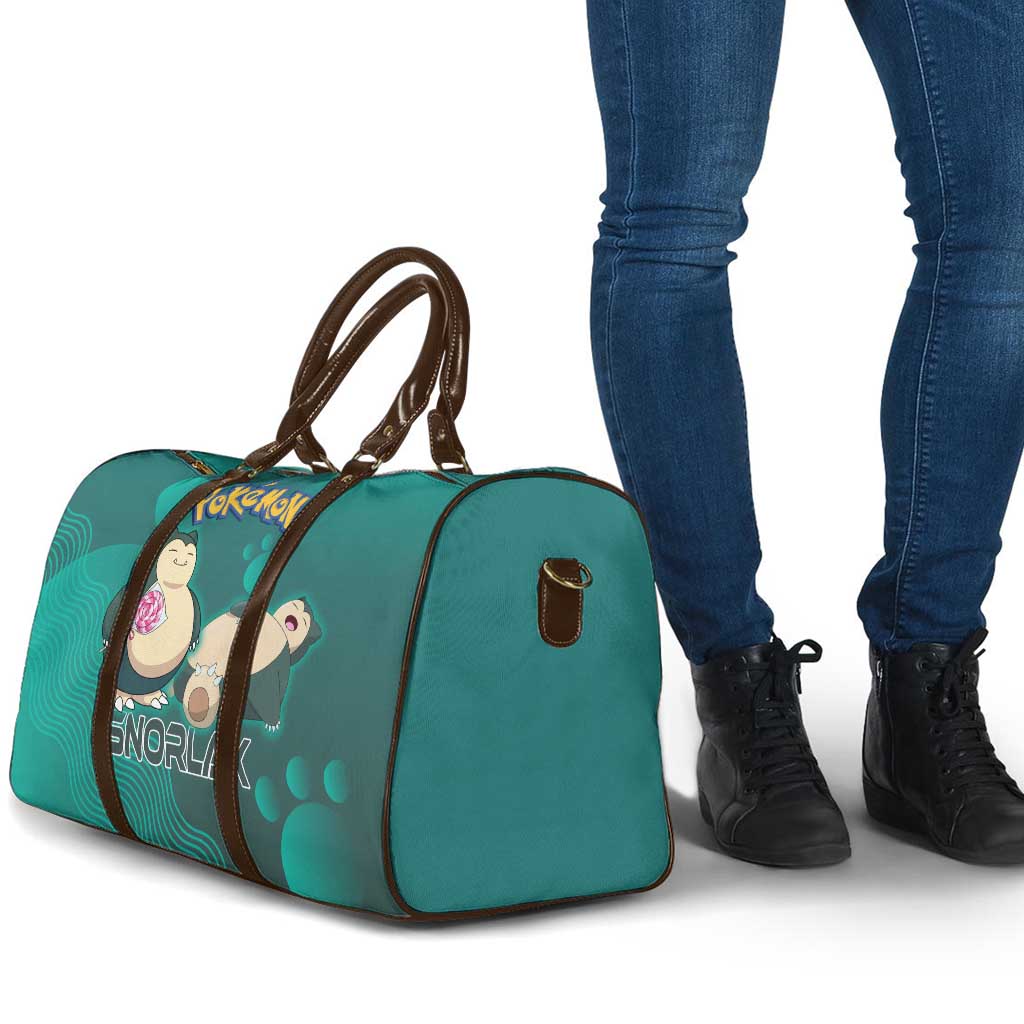 Snorlax Poké Travel Bag Chill Mint Cartoon Bubble Style