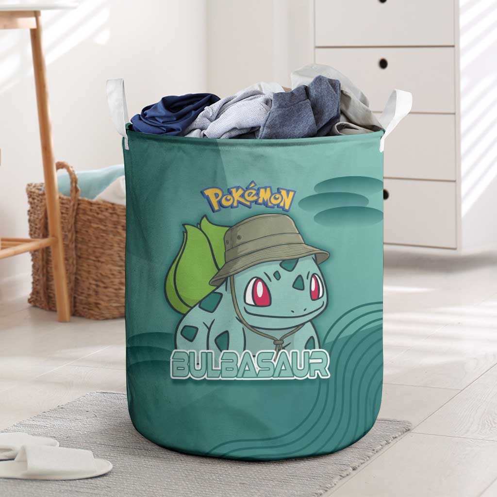 Bulbasaur Poké Laundry Basket Explorer Jungle Chibi Style
