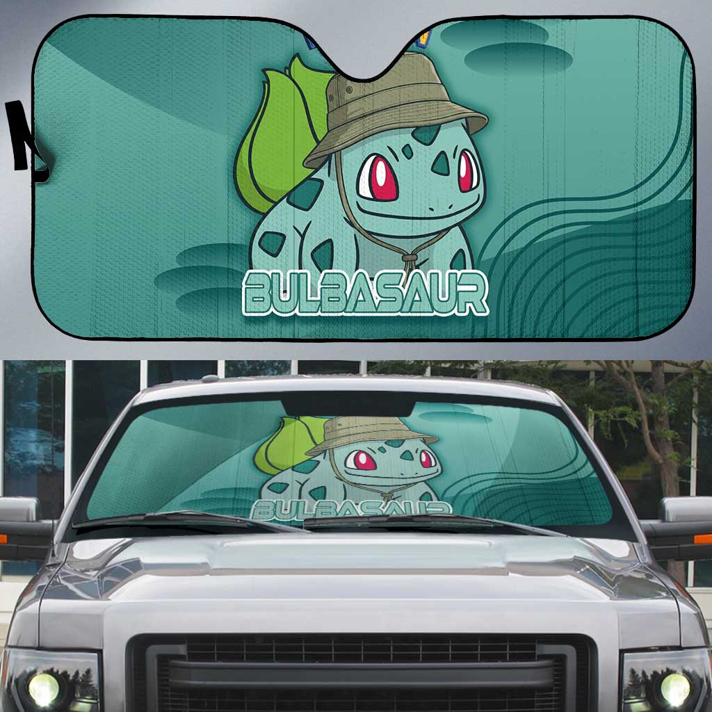 Bulbasaur Poké Auto Sun Shade Explorer Jungle Chibi Style