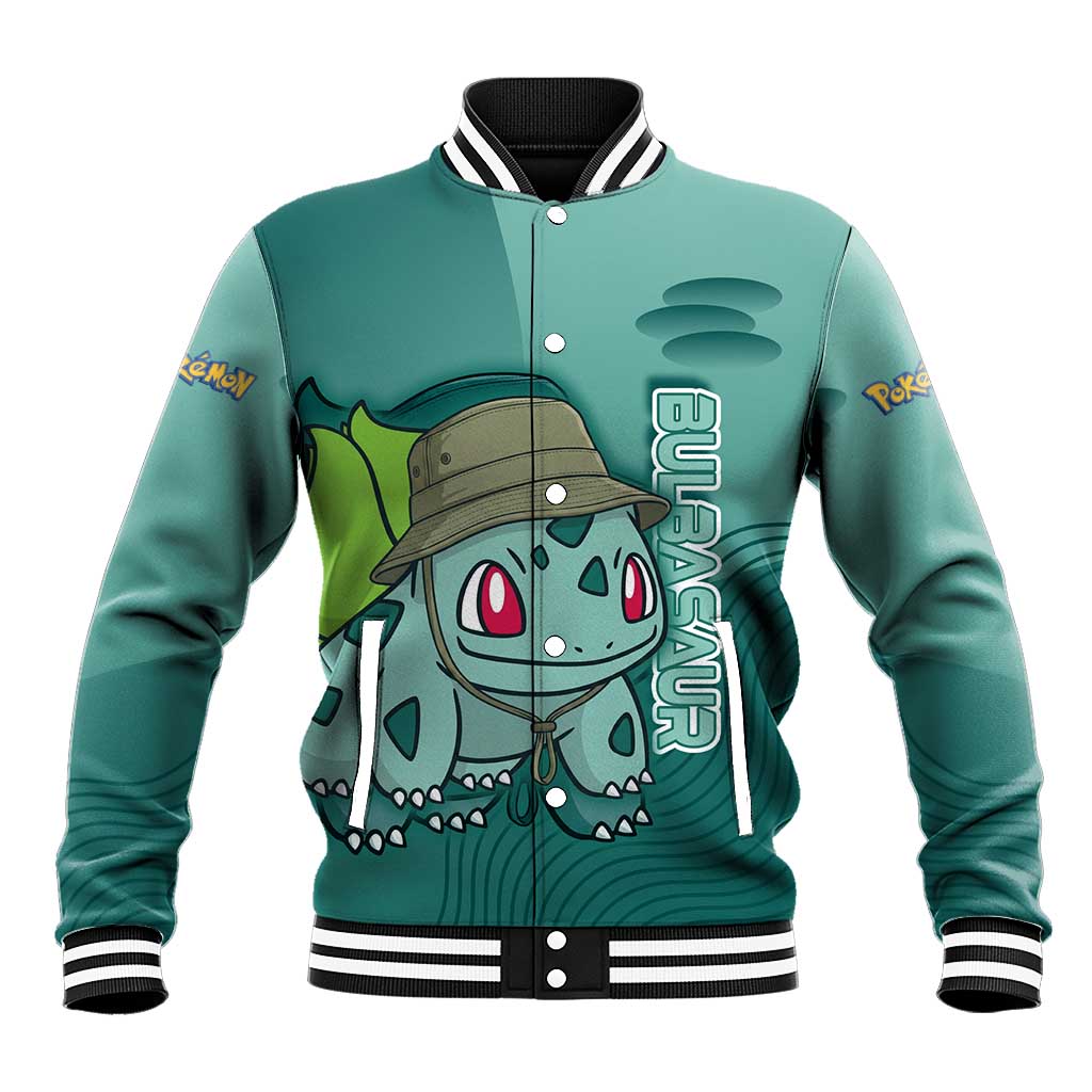 Bulbasaur Poké Baseball Jacket Explorer Jungle Chibi Style