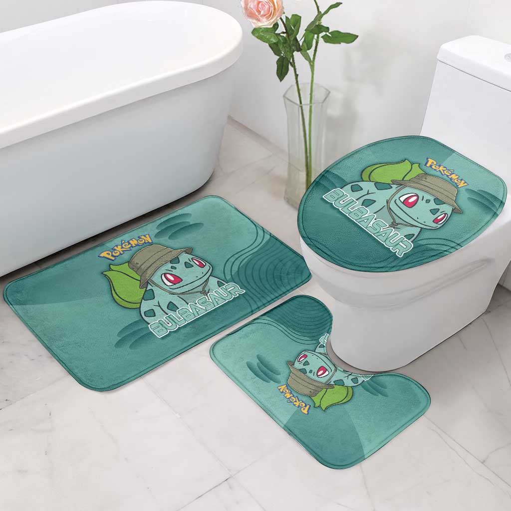 Bulbasaur Poké Bathroom Set Explorer Jungle Chibi Style