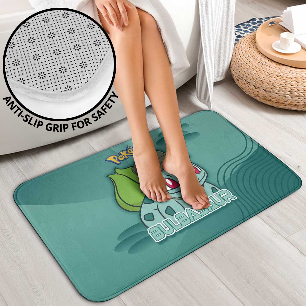 Bulbasaur Poké Bathroom Set Explorer Jungle Chibi Style