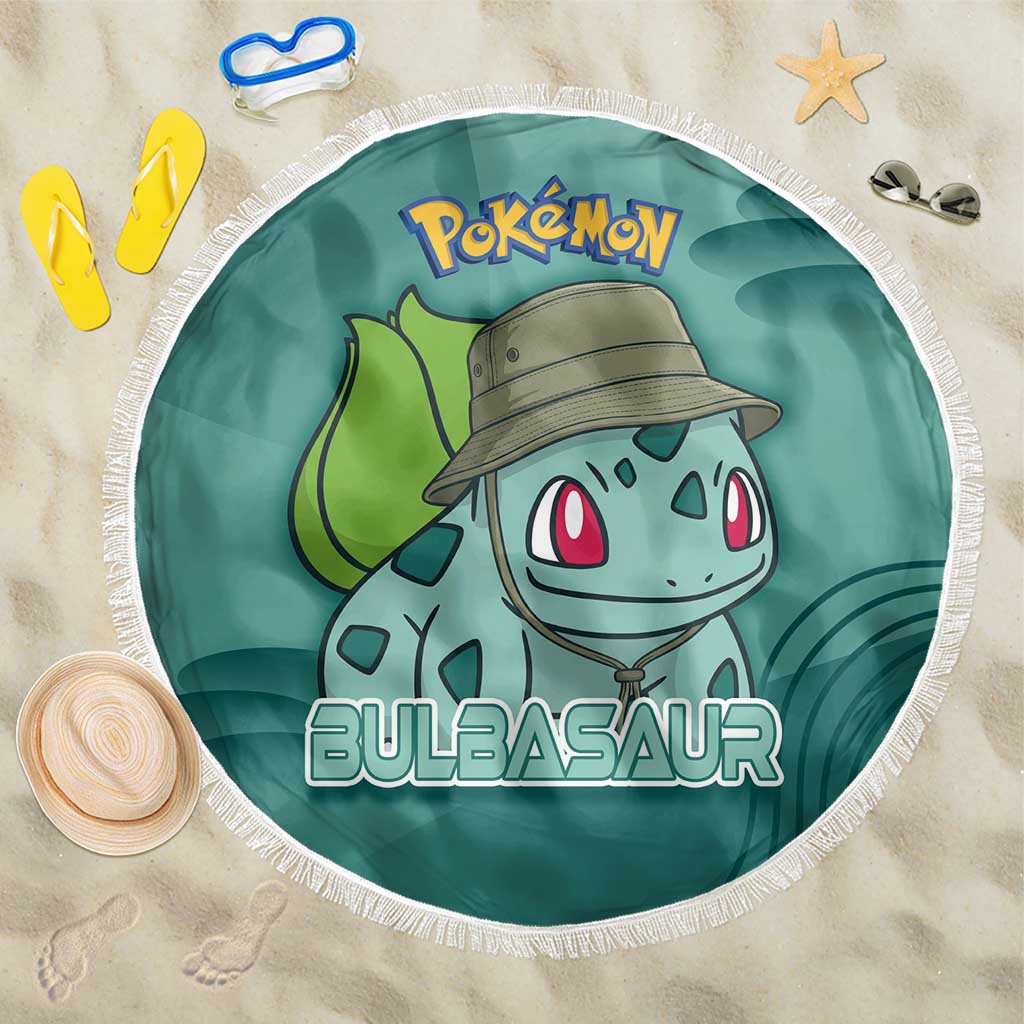 Bulbasaur Poké Beach Blanket Explorer Jungle Chibi Style