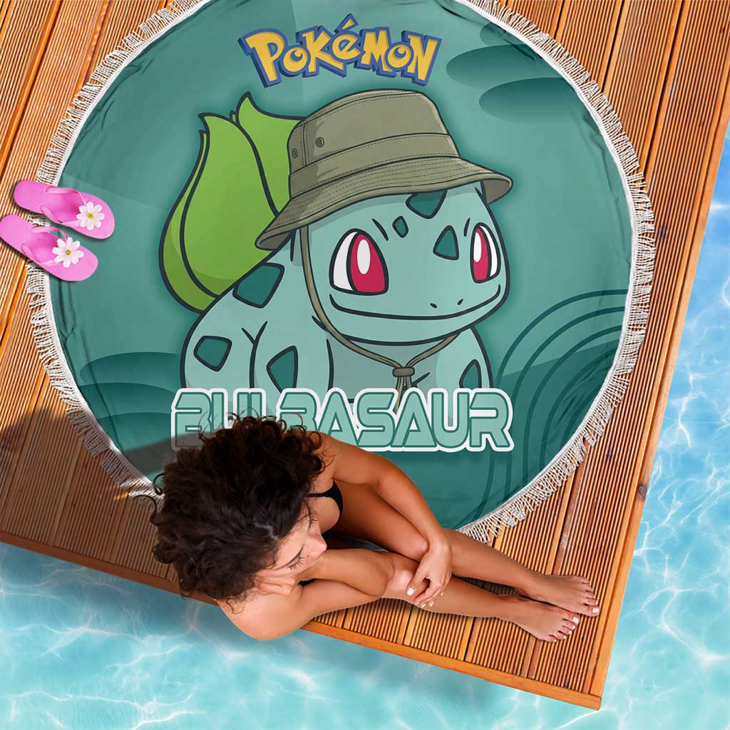 Bulbasaur Poké Beach Blanket Explorer Jungle Chibi Style