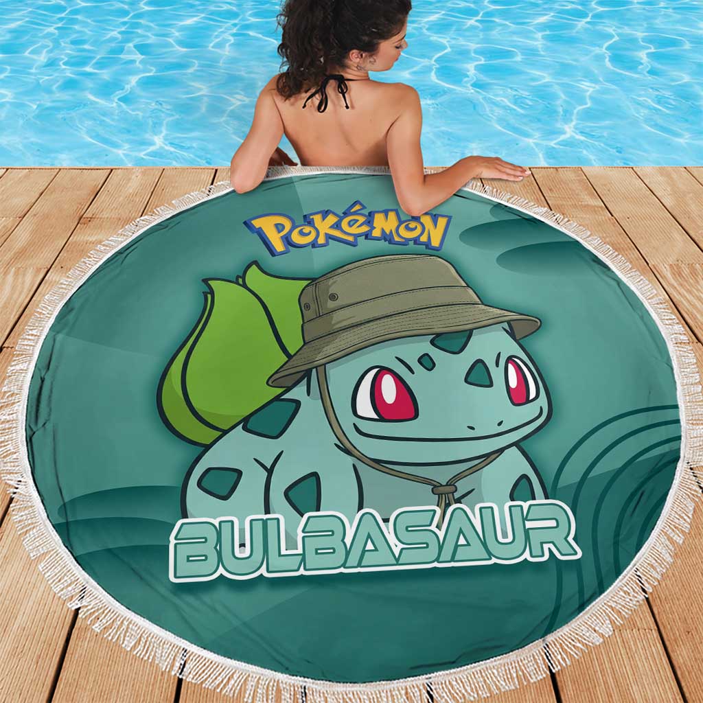 Bulbasaur Poké Beach Blanket Explorer Jungle Chibi Style