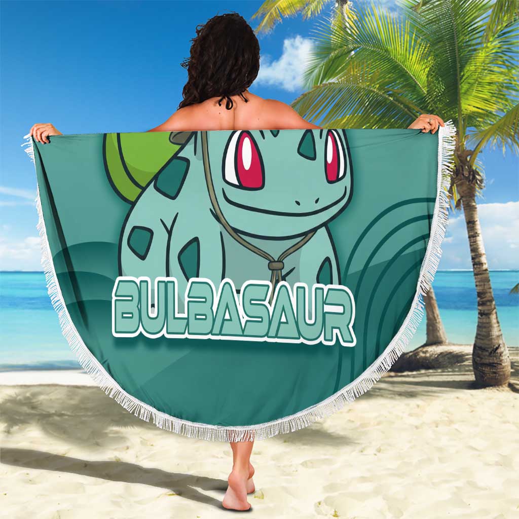 Bulbasaur Poké Beach Blanket Explorer Jungle Chibi Style
