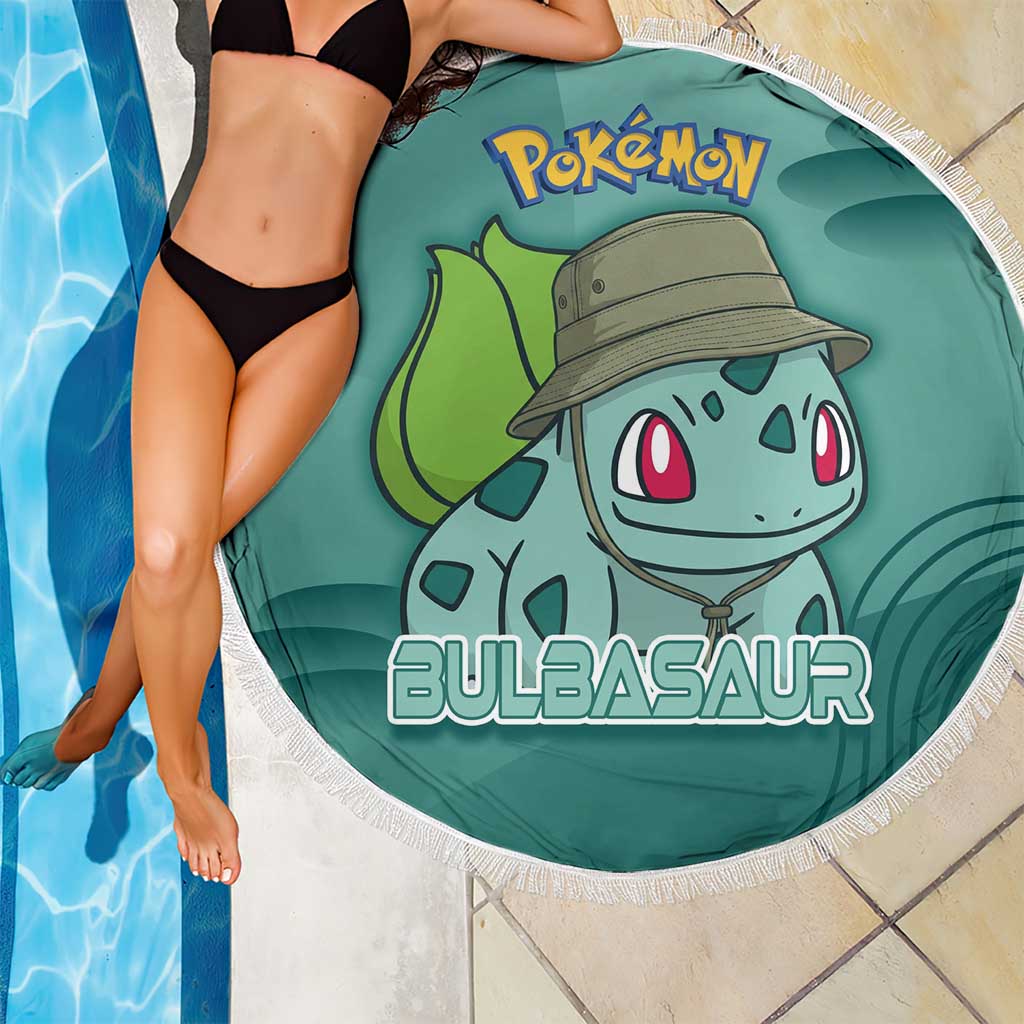 Bulbasaur Poké Beach Blanket Explorer Jungle Chibi Style