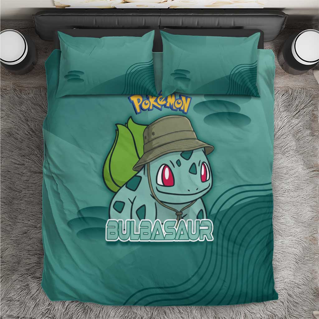 Bulbasaur Poké Bedding Set Explorer Jungle Chibi Style
