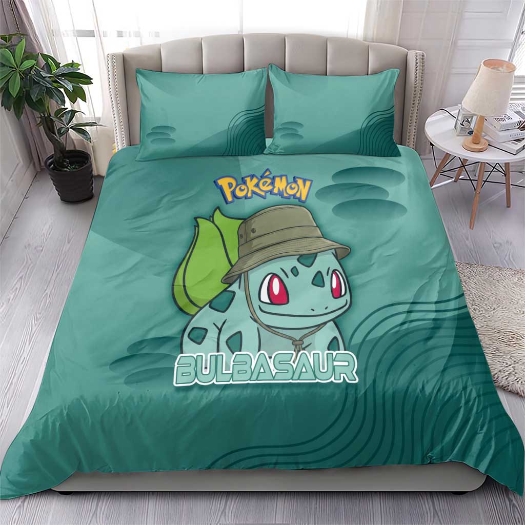 Bulbasaur Poké Bedding Set Explorer Jungle Chibi Style